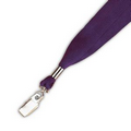 Plain Lanyard with Swivel Bulldog Clip (19"x5/8")